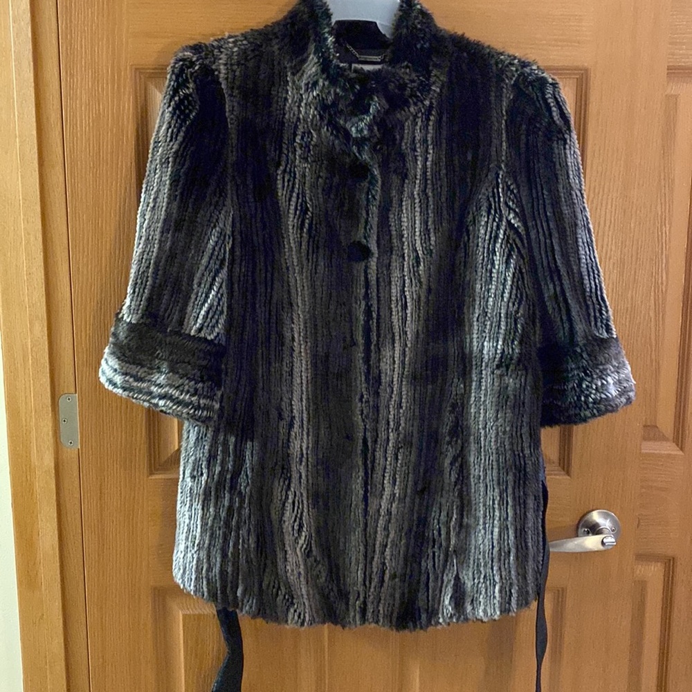 Classic Black Faux Fur Coat - Women’s Leather Jackets & Coats
